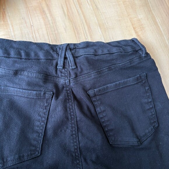 Good American Good Classic Black Jeans Crossover Waist.for nice fit Size 14/ 32 - Picture 4 of 10